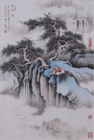 zeitgenössische kunst von Jia Guoying - Wasserfall