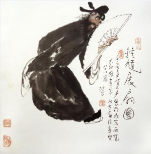 Zeitgenössische chinesische Kunst - Zhong Kui und sein Fan
