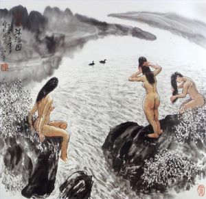 zeitgenössische kunst von Jiang Ping - Bad