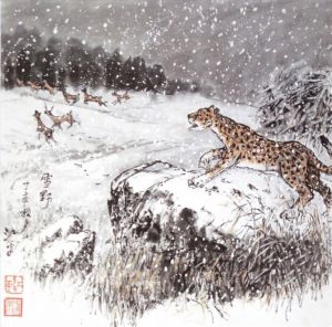 zeitgenössische kunst von Jiang Ping - Schnee in der Wildnis