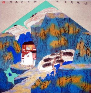 zeitgenössische kunst von Jin Zhiqiang - Blaue Erinnerung