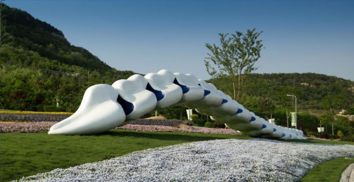 Jing Xiaolei Bildhauerei - Der Knochen der Erde