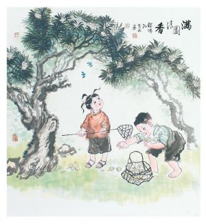 zeitgenössische kunst von Kong Qingchi - Duft im ganzen Garten