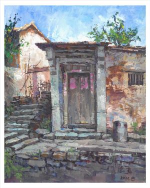 Zeitgenössische Malerei - Bewohner des Taihang-Berges