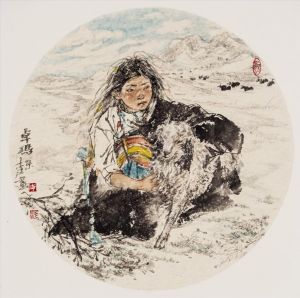 Zeitgenössische chinesische Kunst - Tibetische Figur Droma