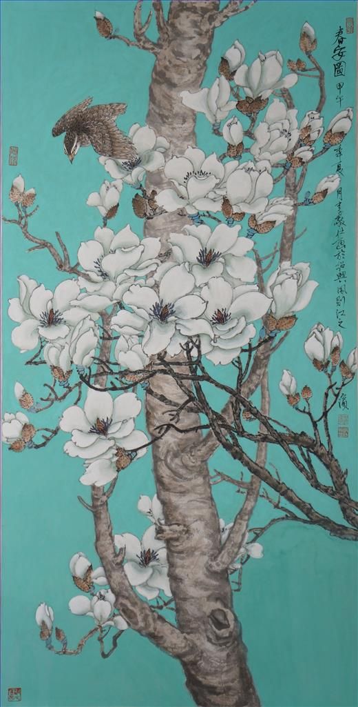 Li Jingshi Chinesische Kunst - Frühling