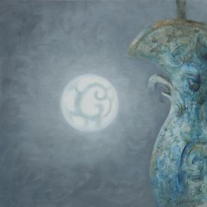 zeitgenössische kunst von Li Linxiang - Der helle Mond