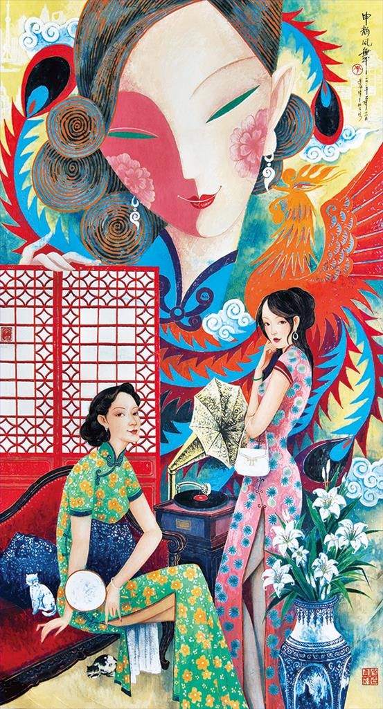 Li Shoubai Chinesische Kunst - Schönheiten