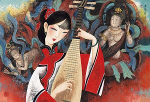 zeitgenössische kunst von Li Shoubai - Musik der westlichen Welt