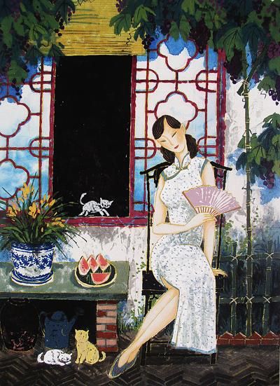 Li Shoubai Chinesische Kunst - Das Zeichen des Sommers