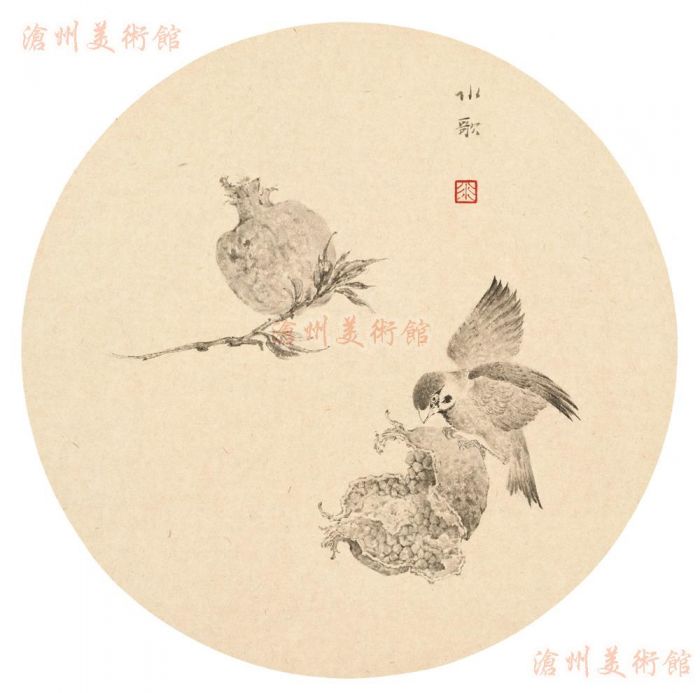 Li Shuige Chinesische Kunst - Gemälde von Blumen und Vögeln im traditionellen chinesischen Stil
