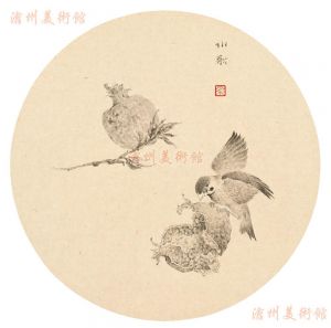 zeitgenössische kunst von Li Shuige - Gemälde von Blumen und Vögeln im traditionellen chinesischen Stil