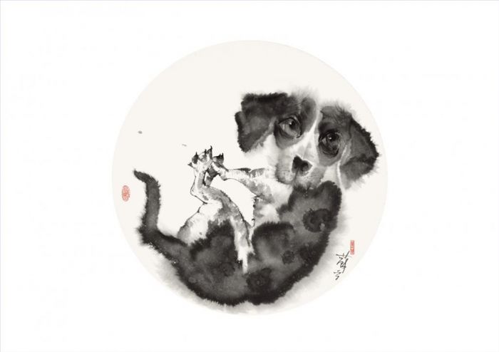 Li Suning Chinesische Kunst - Hund