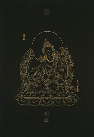 zeitgenössische kunst von Li Xiang - Weiße Tara
