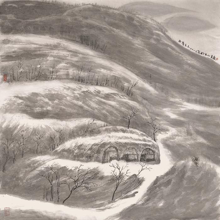 Li Yongyi Chinesische Kunst - Der Berg ist der Gastgeber