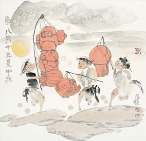 zeitgenössische kunst von Liang Peilong - Das Mittherbstfest