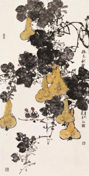 zeitgenössische kunst von Liang Shimin - Herbstlandschaft
