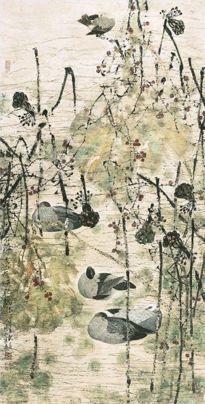 zeitgenössische kunst von Liang Shimin - Enten