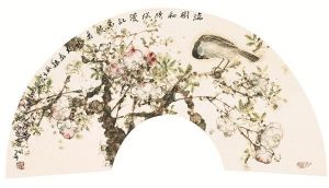 zeitgenössische kunst von Liang Shimin - Fan von A Blooming Tree
