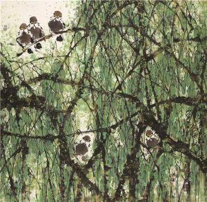 zeitgenössische kunst von Liang Shimin - Leben im Frühling
