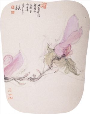 zeitgenössische kunst von Liang Yu - Gemälde von Blumen und Vögeln im traditionellen chinesischen Stil