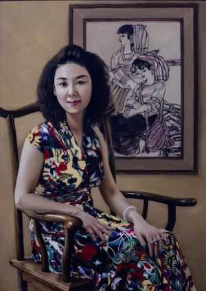 zeitgenössische kunst von Liao Wanning - Frau Yu