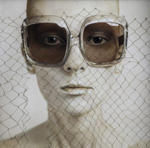 zeitgenössische kunst von Liao Wanning - Sonnenbrille der Net-Serie 1