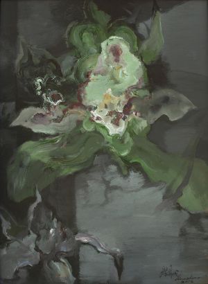 Zeitgenössische Ölmalerei - Die Blume des Bösen 2