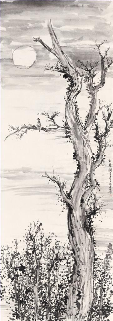 Lin Haizhong Chinesische Kunst - Lied des alten Mulong