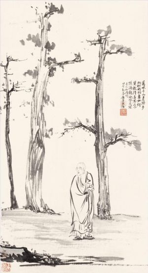 zeitgenössische kunst von Lin Haizhong - Die Wanderung eines alten Buddha