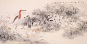 zeitgenössische kunst von Liu Gang - Regen kommt