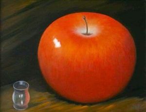 zeitgenössische kunst von Liu Haiming - Apfel