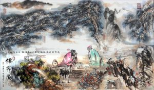 zeitgenössische kunst von Liu Jiafang - Schach spielen