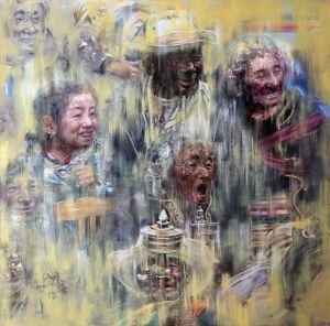 zeitgenössische kunst von Liu Jiafang - Glücklicher Moment