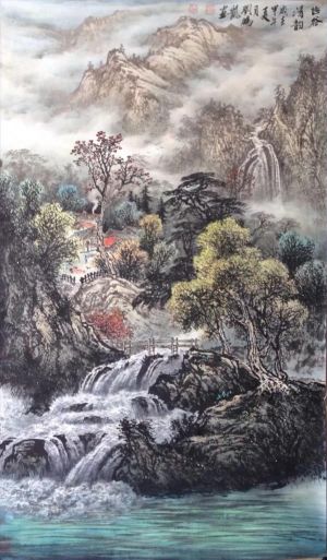 zeitgenössische kunst von Liu Pengkai - Ein tiefes und abgeschiedenes Tal
