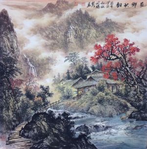 zeitgenössische kunst von Liu Pengkai - Herbst in Sichuan