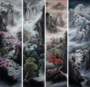 zeitgenössische kunst von Liu Pengkai - Vier Jahreszeiten