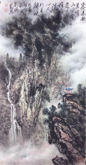 zeitgenössische kunst von Liu Pengkai - Wasserfall