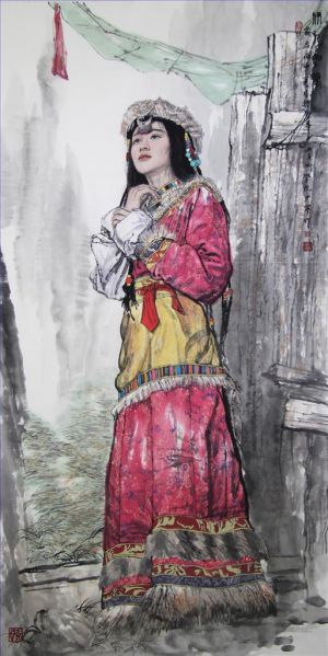 zeitgenössische kunst von Liu Shaoning - Traumfrau