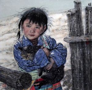 zeitgenössische kunst von Liu Shaoning - Warmer Winter