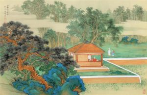 zeitgenössische kunst von Liu Yongliang - Genießen Sie die Landschaft