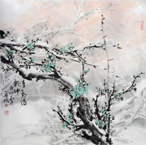 Lu Qiu Chinesische Kunst - Pflaumenblüte