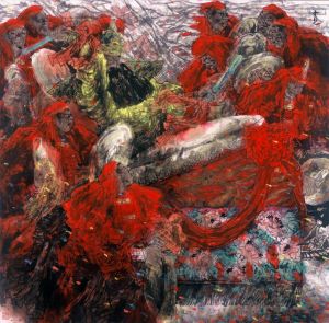 zeitgenössische kunst von Lu Zhongjian - Chaoshan Gong und Trommel