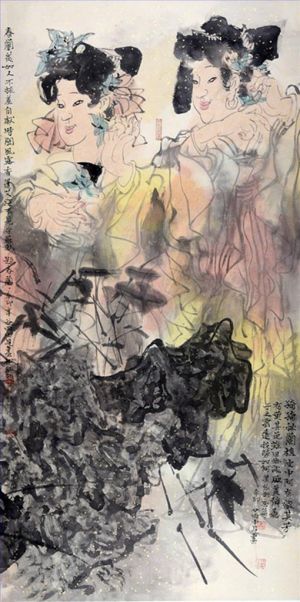 zeitgenössische kunst von Lu Zhongjian - Figurenmalerei