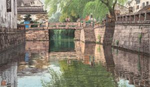 Zeitgenössische chinesische Kunst - Eine Szene aus Pingjiang