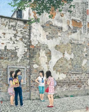 zeitgenössische kunst von Lv Jiren - Vor der Alten Mauer