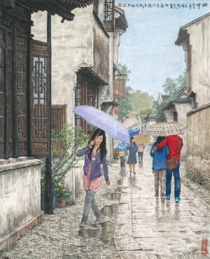 zeitgenössische kunst von Lv Jiren - Es regnet