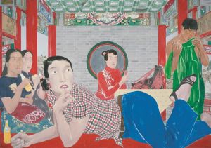 zeitgenössische kunst von Ma Xiaoteng - Das vierte Mädchen