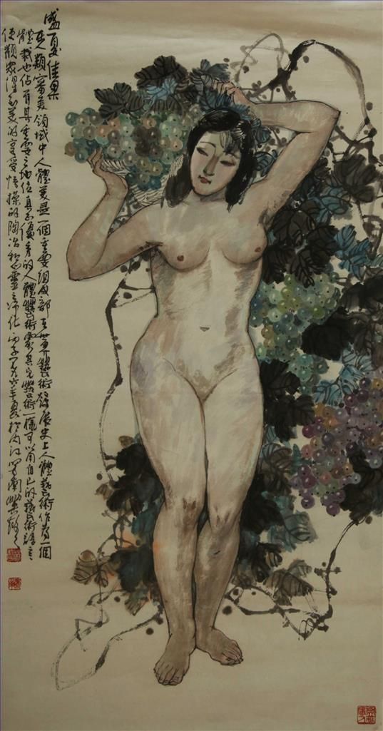 Meng Yingsheng Chinesische Kunst - Frucht des Sommers