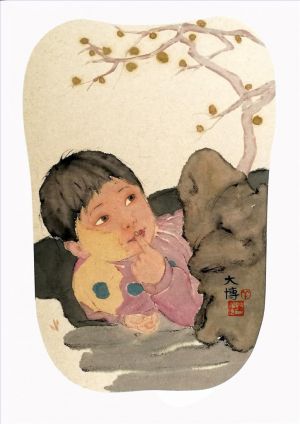 zeitgenössische kunst von Niu Yubo - Kinderspaß